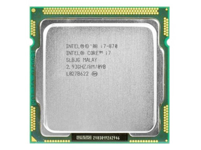 Процесор Desktop Intel Core i7-870 2.93GHz 8MB LGA1156 (втора употреба)